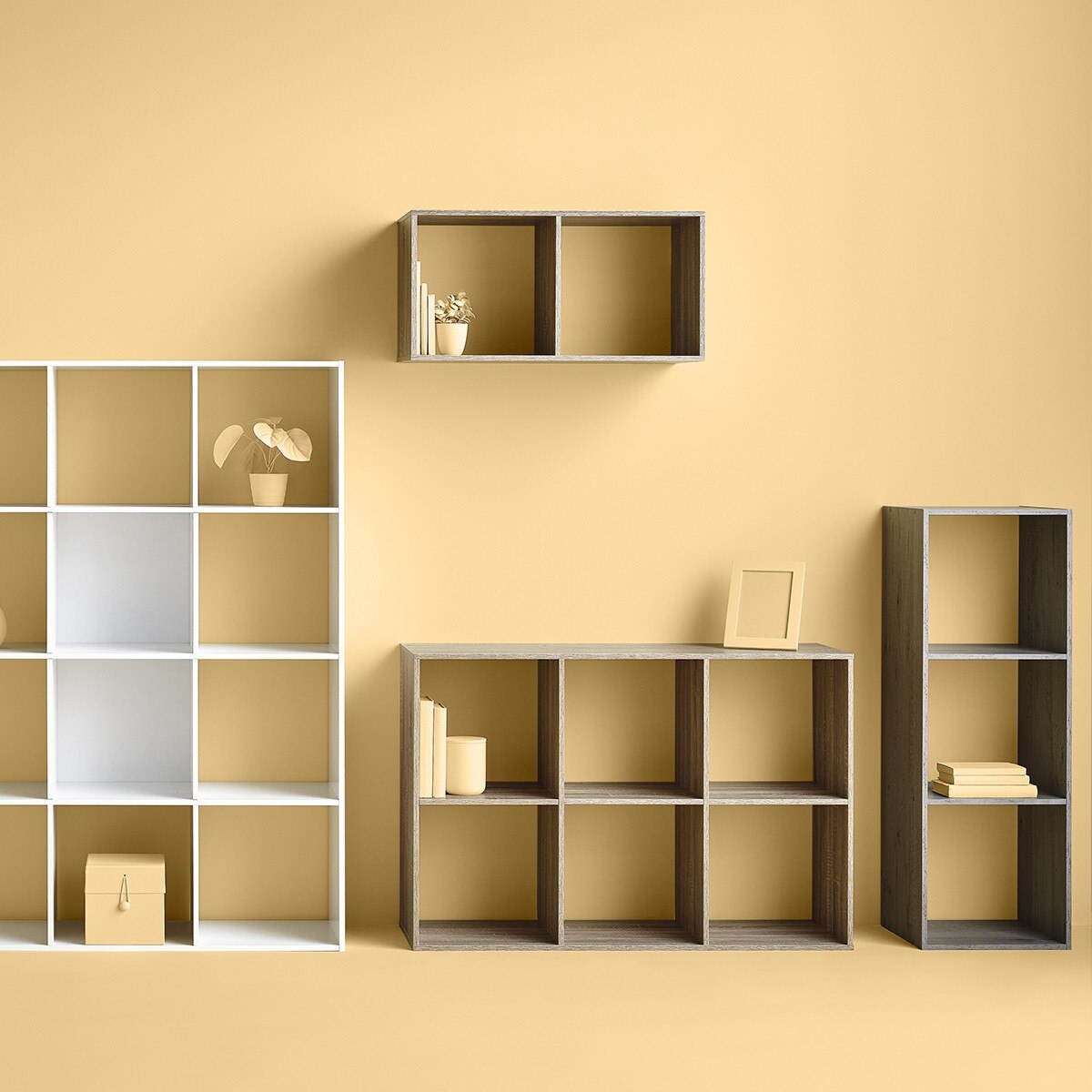 Biblioteca, 5five Simply Smart, 138907C, 3 nivele, MDF de inalta ...