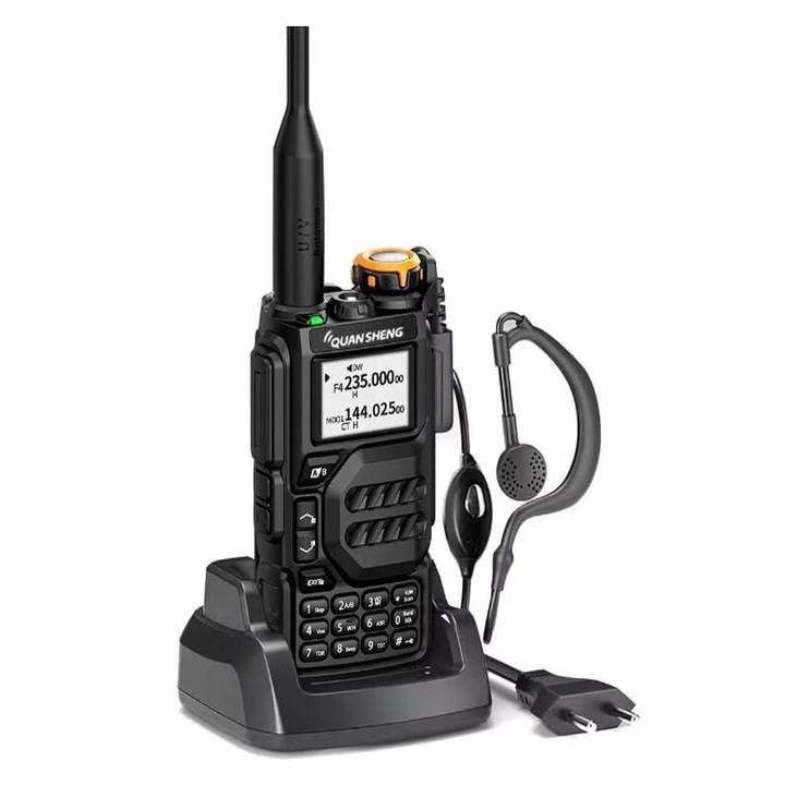 Pадиостанция Quansheng Uv K5, 200 канала, Hands Free, Walkie Talkie Radio, AM / FM, двубандов 136-174MHz / 400-470MHz