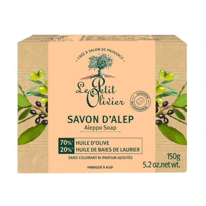 Aleppo szappan olívaolajjal és babérral, Le Petit Olivier, 150g