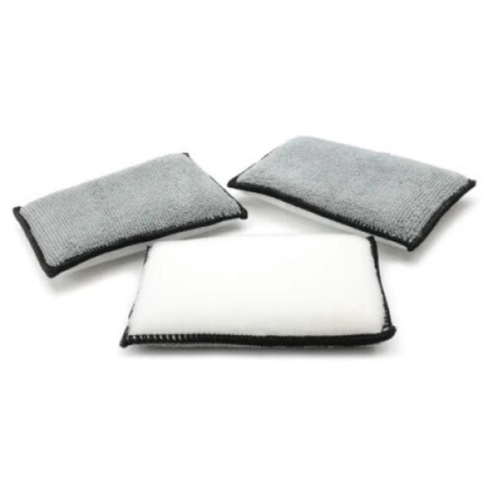 3 db csiszoló hatású belső tisztító szivacs készlet EWOCAR Scrub Sponge