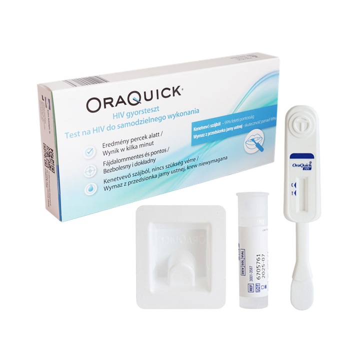 Тест за откриване на инфекция, Hydrex Diagnostics Oraquick, ХИВ от слюнка