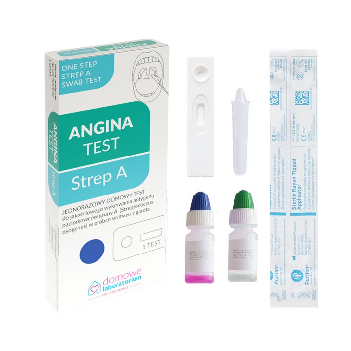 Test rapid angina strep A, Hydrex Diagnostics, 1 bucata