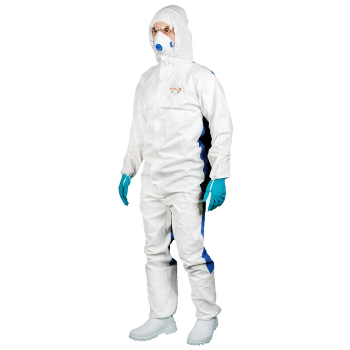 Защитен костюм за боядисване, OxyLine, Бял, XL