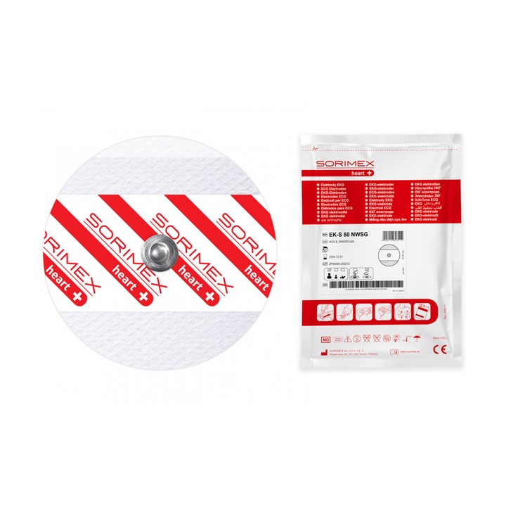 Electrozi EKG, Sorimex EK-S 50 NWSG, fibra fixa, 50mm, set 50 buc