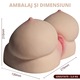 Masturbator Obsessia® BigBoobs, cu un canal tip vagin cu striatii 3D, model ultra-realist din silicon de inalta calitate, greutate 3.6 kg, jucarii sexuale barbati