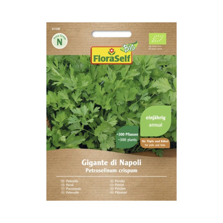 Seminte De Patrunjel Gigant De Napoli Floraself Bio, 150 gr
