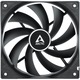 ARCTIC F12 TC ventilátor, 120 mm, 300-1350 ford./perc, hőmérséklet-érzékelő, FDB, fekete