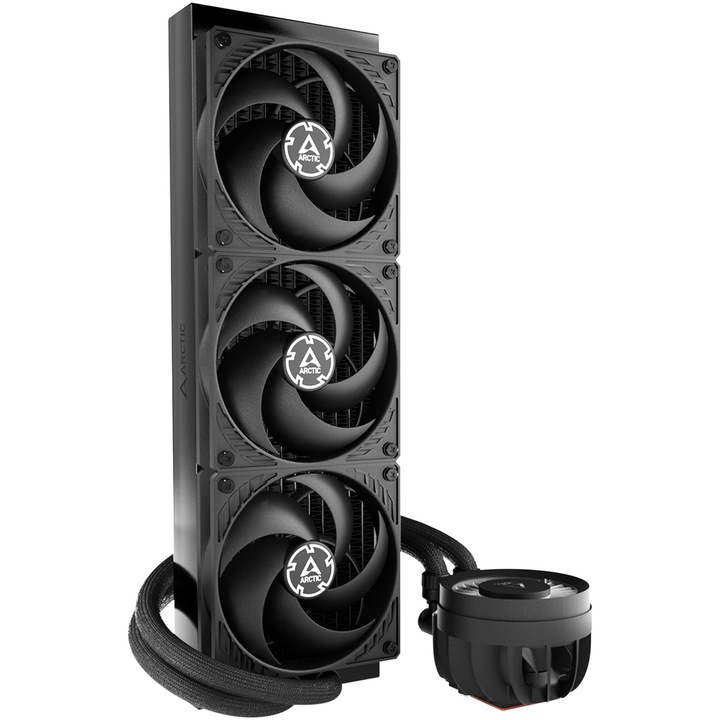 Охладител за процесор ARCTIC Liquid Freezer III 360, Течно охлаждане, AIO 360 мм, Intel/AMD, Черен