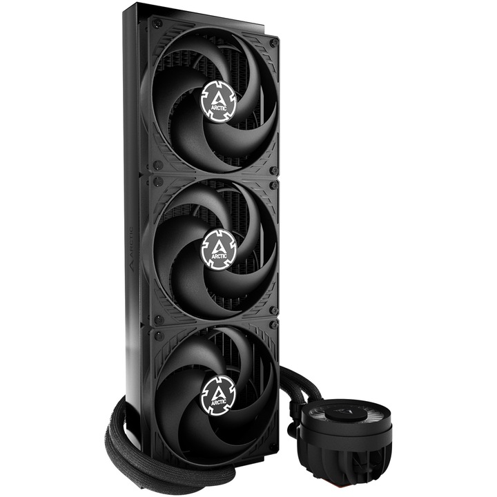 Охладител за процесор ARCTIC Liquid Freezer III 420, Течно охлаждане, AIO 420 мм, Intel/AMD, Черен