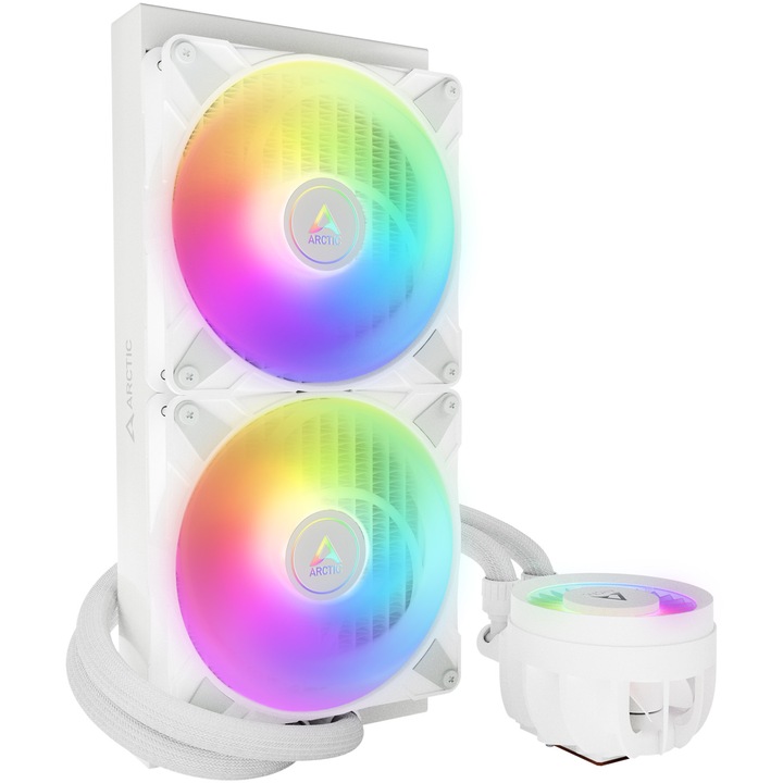 ARCTIC Liquid Freezer III 280 A-RGB ventilátor, folyadékhűtés, AIO 280mm, Intel/ AMD, fehér