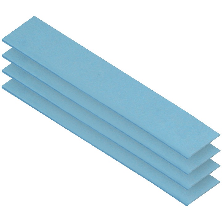 Thermal pad hővezető lap TP-3, 120x20mm, 0,5mm, 4 csomag