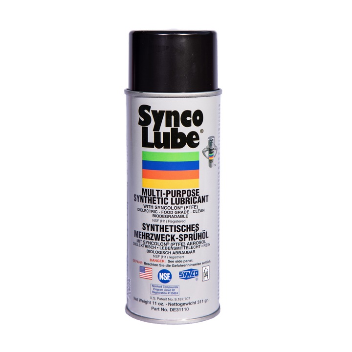 Lubrifiant sintetic multifunctional spray, Super Lube Multi-Purpose Synthetic Lubricant with Syncolon® Aerosol, performanta ridicata, 311 gr
