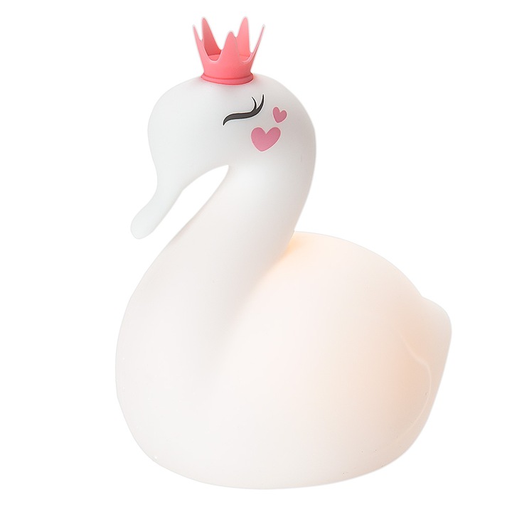 Lampa de veghe pentru copii InnoGio GioPrincess, silicon, 134x112x179mm