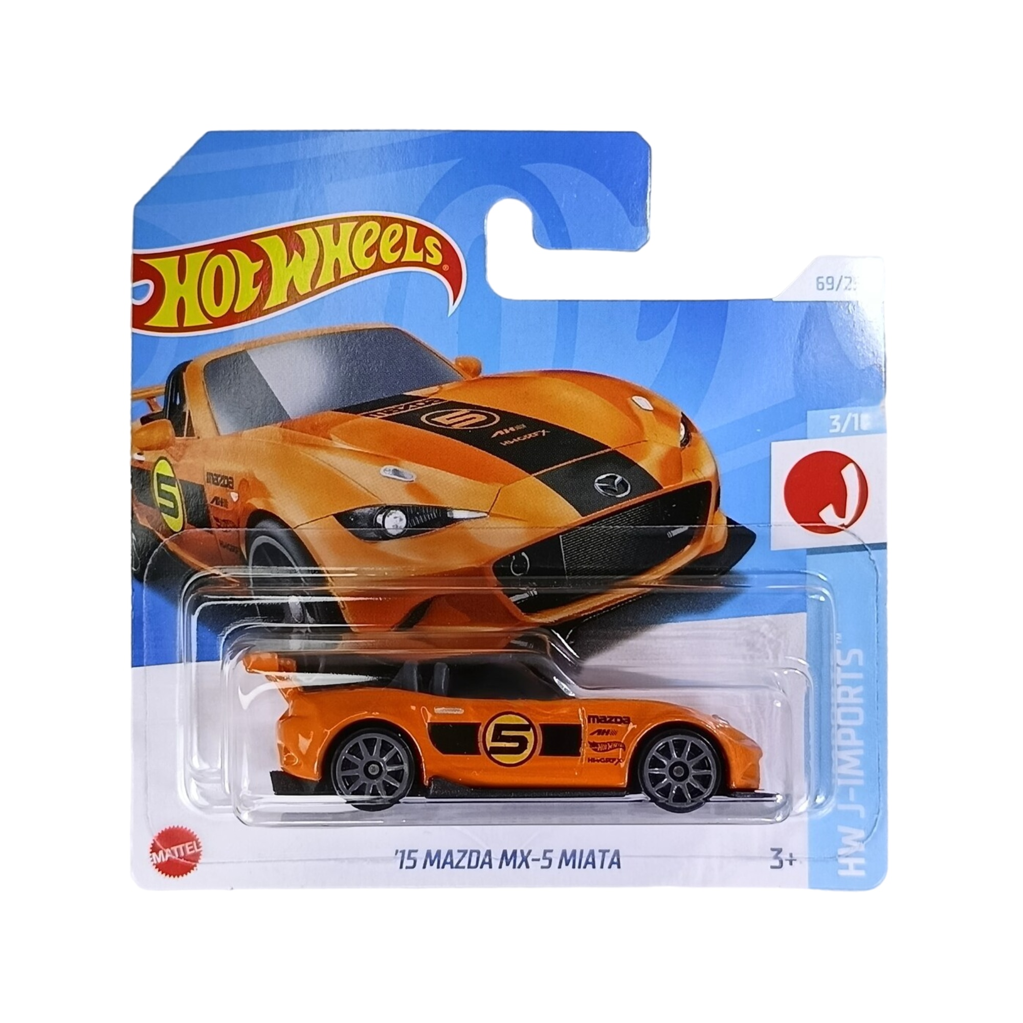 ミニカー '15 MAZDA MX-5 MIATA Hot Wheels Masinuta Hot Wheels Mazda MX-5 Miata '15, portocaliu, 1:64 - eMAG.ro