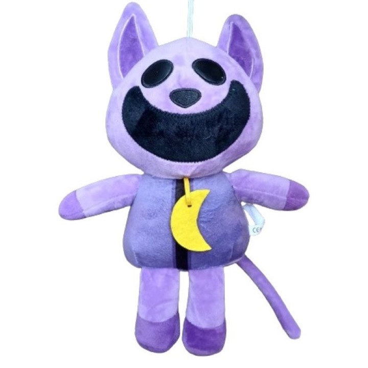 Poppy Playtime Catnap cica plüss 31cm, lila, 1db