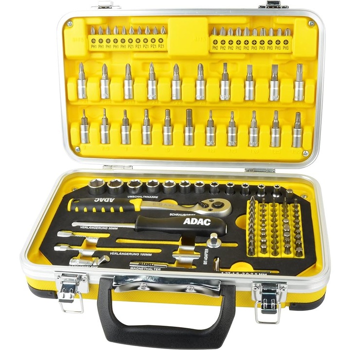 Trusa scule 1/4, 116 piese ADAC - Mannesmann M98416