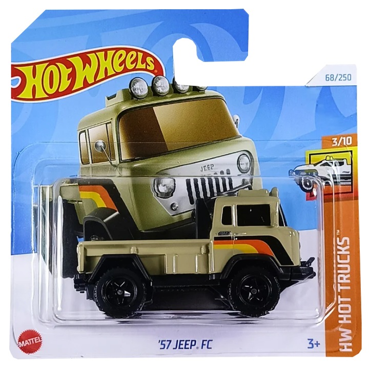 Hot Wheels fémautó, '57 Jeep FC, 1:64