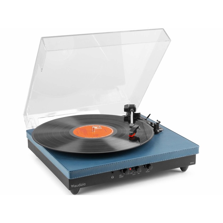Fenton RP113D Bakelit lemezjátszó (Bluetooth/USB/RCA) – Sötétkék
