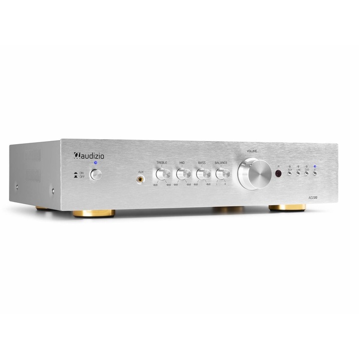 Amplificator hi-fi Audizio AD200A 2 canale – argintiu