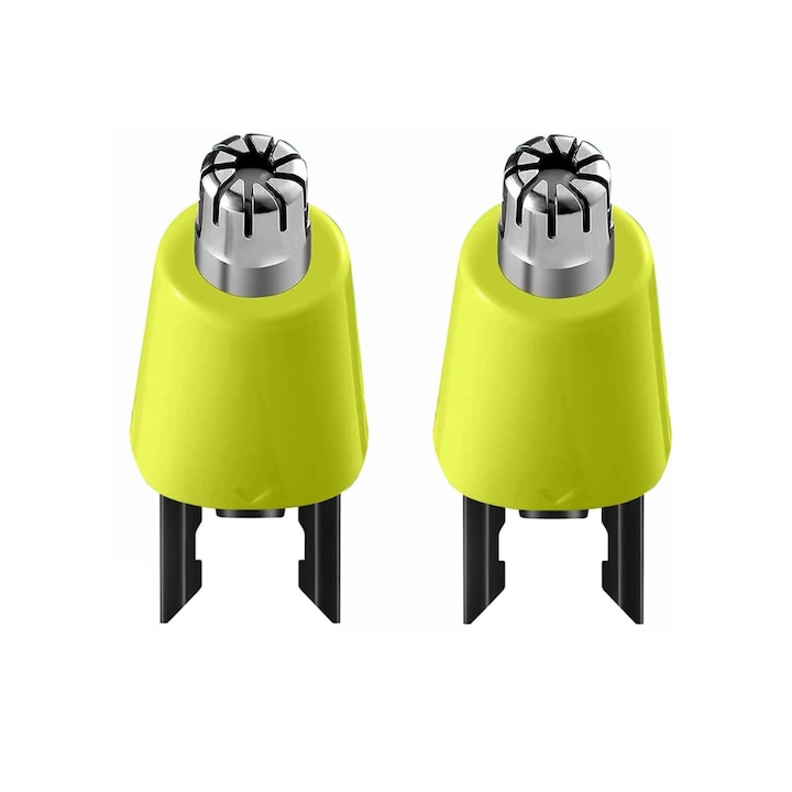 2 cserefejes készlet orr-, fül- és szemöldökborotvához, kompatibilis a Philips Norelco One Blade és One Blade Pro borotvával, zöld