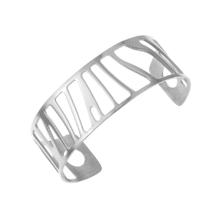 Bratara dama, Giraffe, Otel inoxidabil, argintiu, 2.5 cm