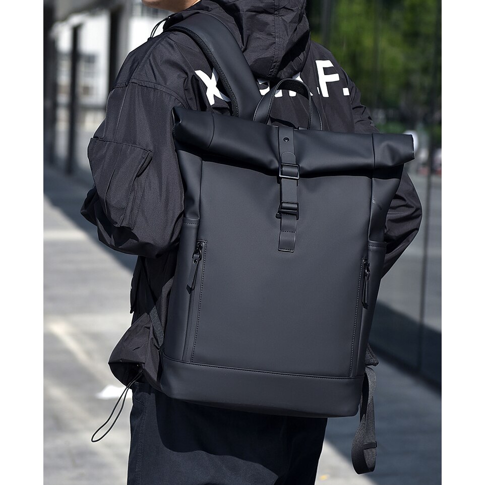 Rucsac laptop, multifunctional, impermeabil, rezistent, business, elegant, negru, OBRALIX