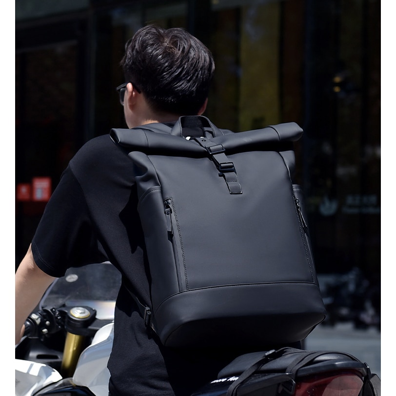 Rucsac laptop, multifunctional, impermeabil, rezistent, business, elegant, negru, OBRALIX