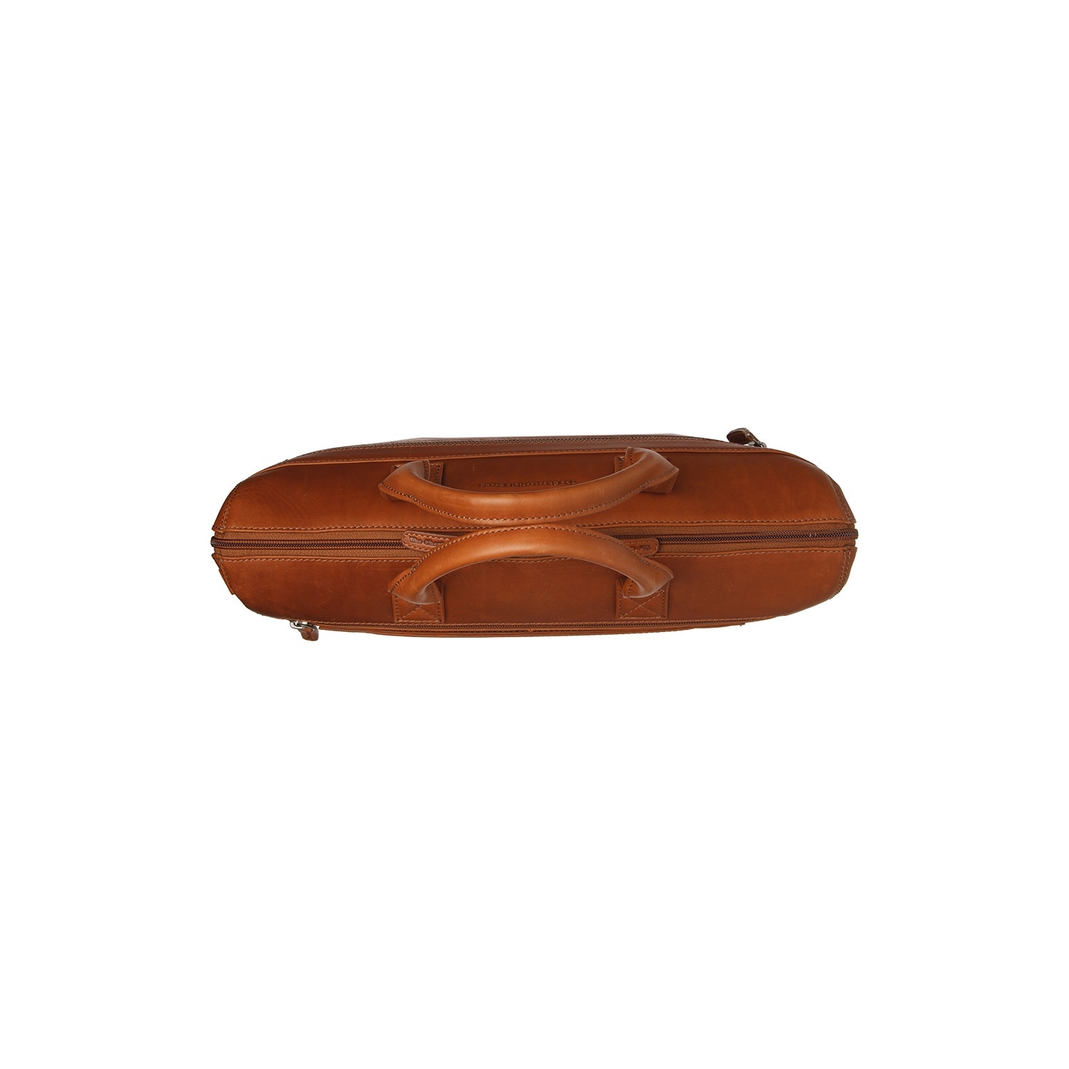 Geanta de laptop din piele naturala, The Chesterfield Brand, Levanto 14 inch, Maro coniac