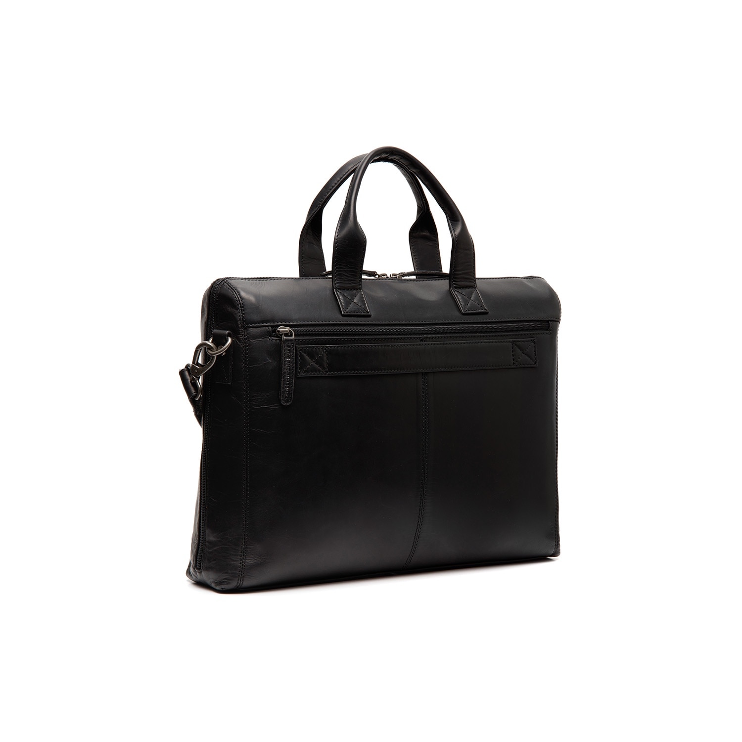 Geanta de laptop din piele naturala, The Chesterfield Brand, Levanto 14 inch, Negru