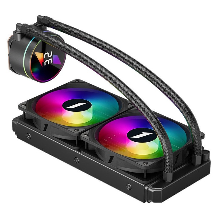 Cooler Procesor 1stPlayer® Thunderstorm TS3 240 black, ARGB, compatibil AMD/Intel