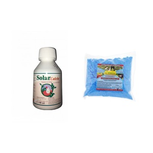 Set Ingrasamant foliar, Solar Calciu, 100 ml + Sulfat de cupru tip MIF, piatra vanata, pentru stropire pomi fructiferi, vita de vie si legume - 1 Kg
