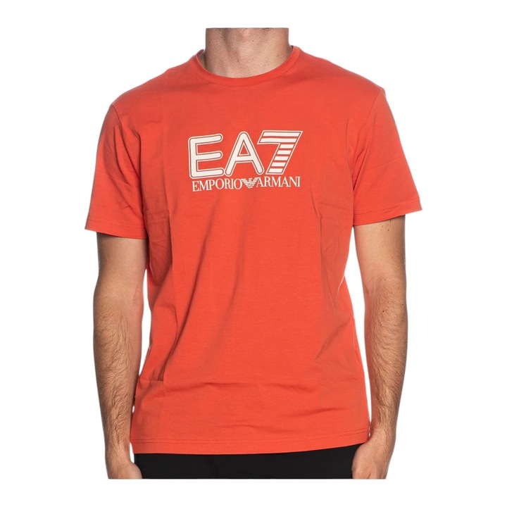 Tricou Emporio Armani EA7 Visibility, PJVQZ-6DPT62-1461 35312, Portocaliu