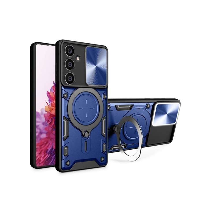 Кейс за Samsung Galaxy A15 4G / A15 5G Marmalis CamGuard Pro Blue