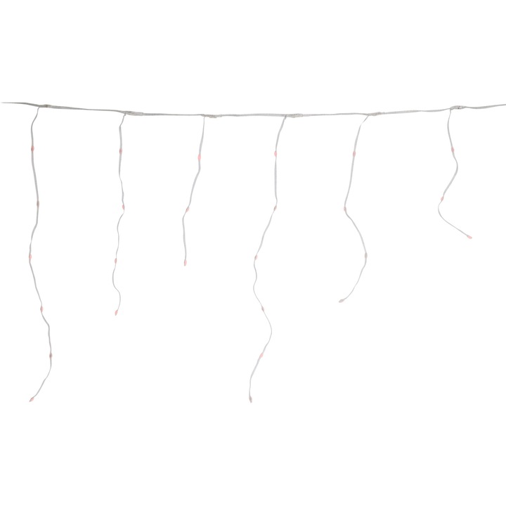 Perdea luminoasa, 85 LED-uri RGB, lungime 300 cm, inaltime 60 cm, cu telecomanda, protectie IP44