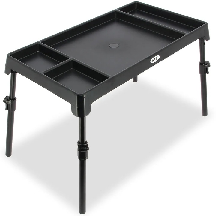 NGT XPR Bivvy asztali sátorasztal 4 szekcióval és állítható lábakkal - 54x29x29/40cm