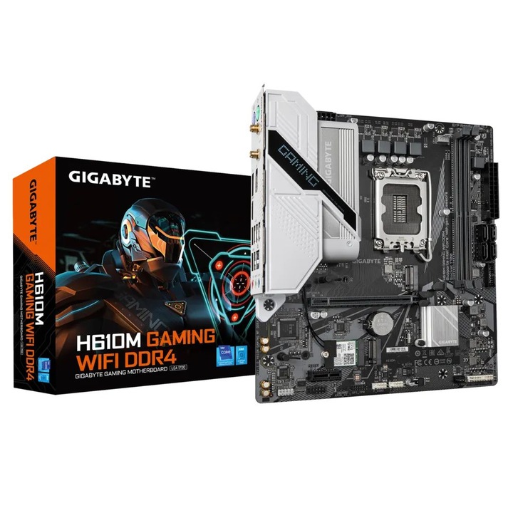 Gigabyte H610M GAMING WIFI DDR4, 244354, Alaplap