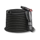 Set furtun de gradina Parkside extensibil de la 10M la 30M prin presiunea apei cu pistol ergonomic reglabil, rezistent la rasucire, indoire si intemperii, click system