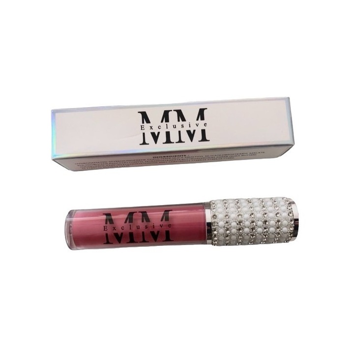 Ruj de buze mat rezistent MM Exclusive nuanta ICY