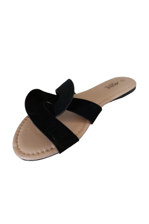 Дамски чехли Ardene, Черен/Кремав, Черен, 38