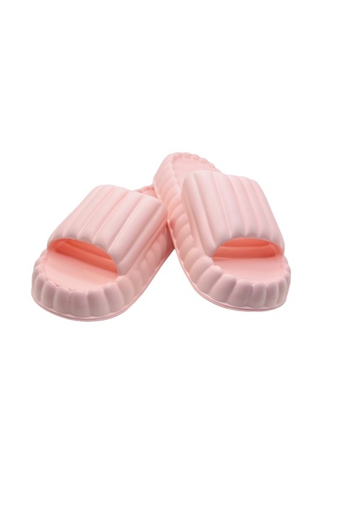 Papuci de plaja sau piscina pentru dama, Tecos, marime 38-39, roz, 24.5 centimetri, ultra moi si usori, design modern, confortabili