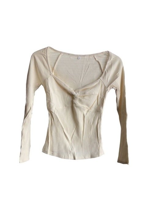 Bluza crem pentru dama, ANGGREK, Crem