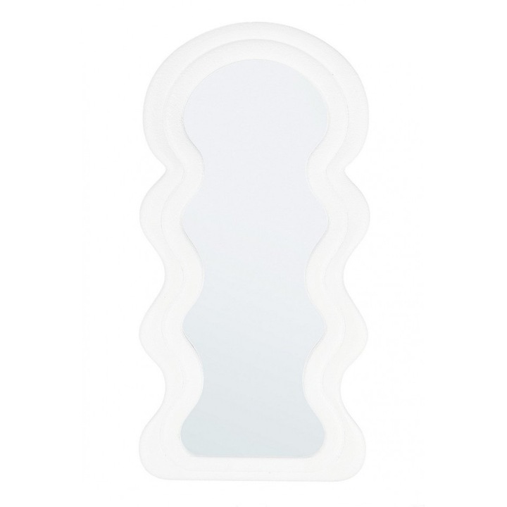 Fehér mdf fali tükör 48x2,5x96 cm