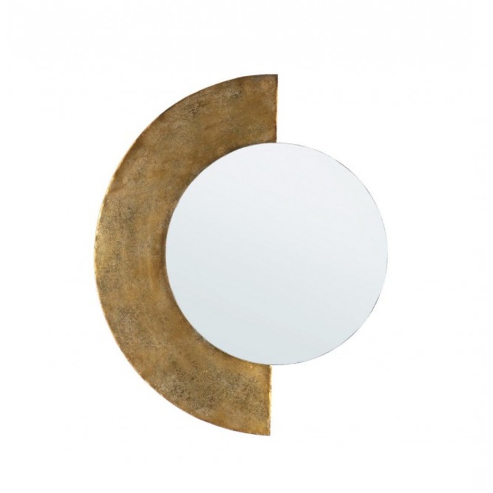 Oglinda perete metal auriu Namita 38.5x3x47.5 cm