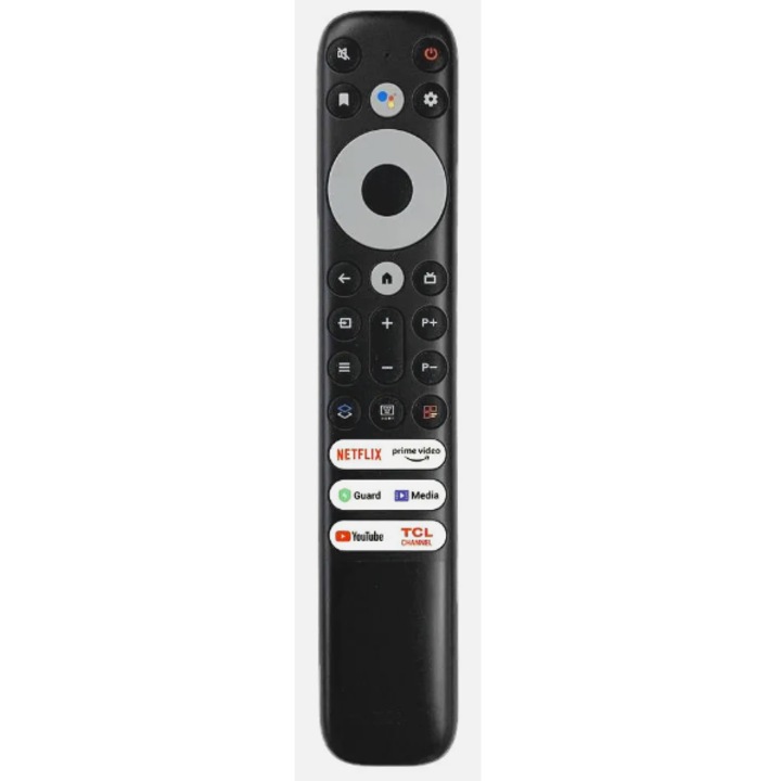 TCL TV дистанционно управление с код RC 902, черно, гласова команда, SMART, VOICE, Netflix, Prime Video, Youtube, TCL Channel