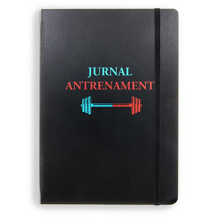 Jurnal Antrenament, Agenda zilnica nedatata fitness, Coperta cartonata, A5, 148 x 210, interior color