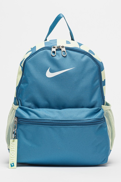 Nike, Rucsac cu imprimeu logo Brasilia - 11L, Verde, Albastru