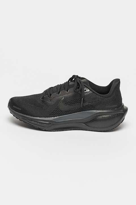 Nike, Pantofi Air Zoom Pegasus 41 cu detalii reflectorizante pentru alergare, Negru stins