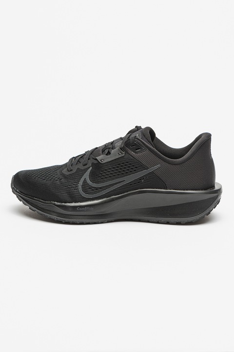 Nike, Обувки Quest за бягане с лого, Черен