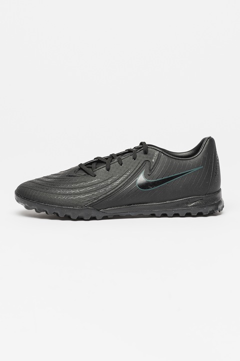 Nike, Pantofi cu logo, pentru fotbal Phantom GX II, Negru, 9.5