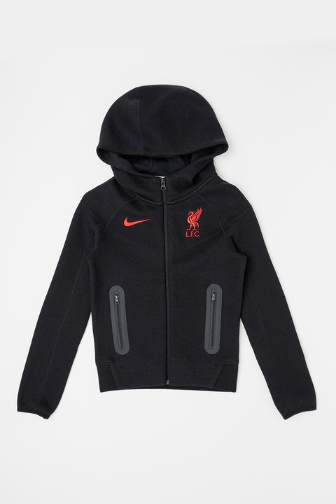 Nike, Футболно худи с лого, Черен